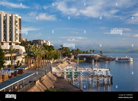 Israel The Galilee Tiberias Sea Of Galilee Lake Tiberias Waterfront
