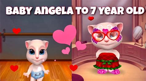 My Talking Angela Baby Angela Growing Up Hd Youtube