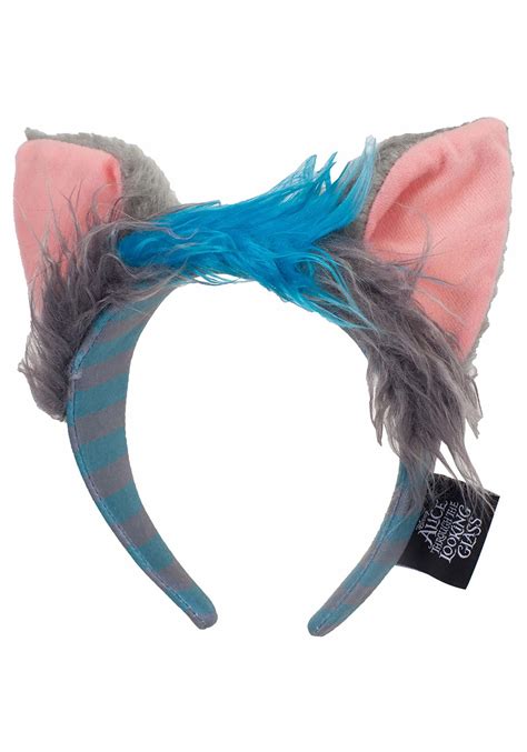 Deluxe Cheshire Headband And Tail Kit Cat Ears