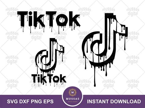 Tiktok Drip Tiktok Logo Svg Vector Png