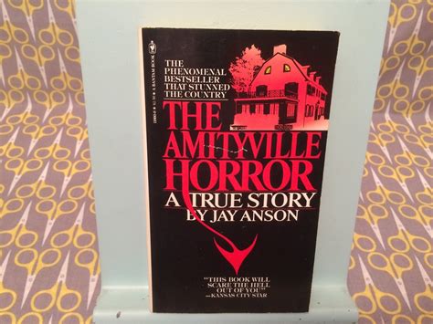 Amityville Horror By Jay Anson Paperback Book A True Story