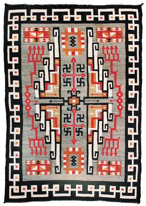 The Whirling Log in Navajo Weaving - By Dennis J. Aigner – Nizhoni
