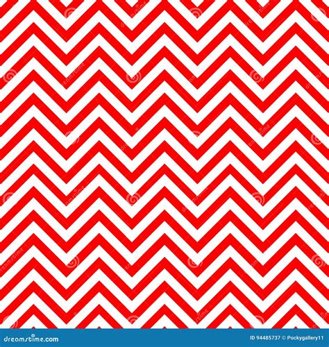 Red And White Chevron Pattern Stock Illustration Illustration Of