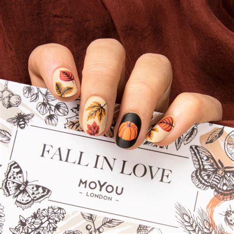 Moyou London Fall In Love Fall Nail Art Designs Nail Stamping