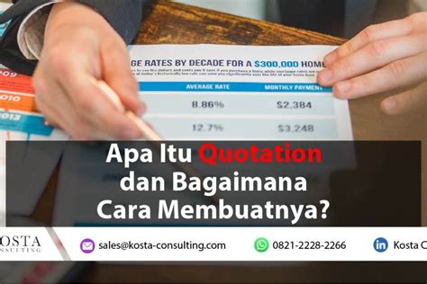 Apa Itu Quotation Dan Bagaimana Cara Membuatnya Erp Indonesia