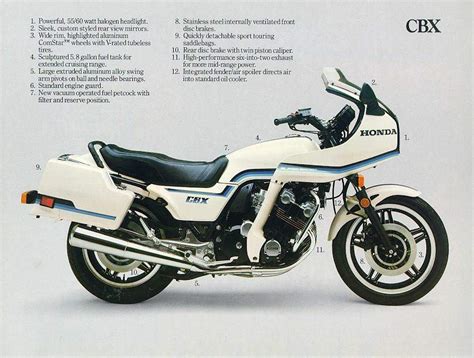 Honda Cbx 1000 Pro Link 1982 Technical Specifications
