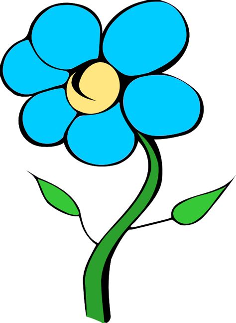 Clip Art Blue Flower Border Clip Art Library