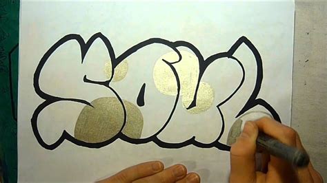 Graffiti drawing graffiti lettering cool art drawings. Graffiti Sketch Soul in Bubble Letters By EastSider - YouTube