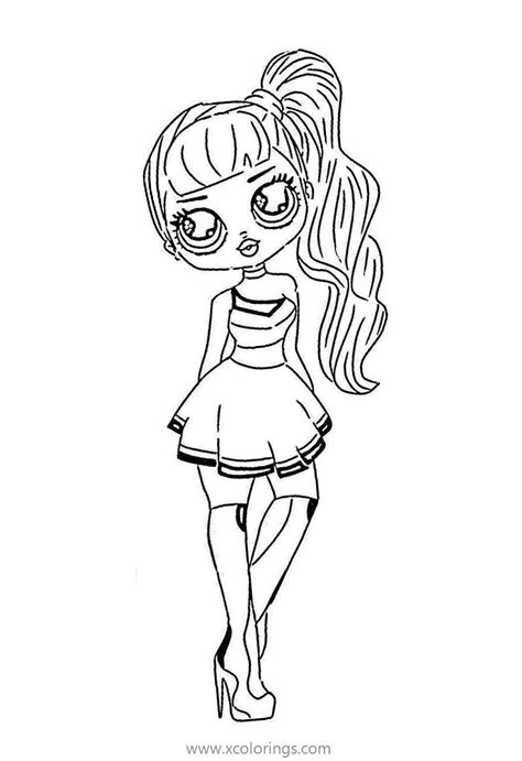 Omg Doll Girls Coloring Pages