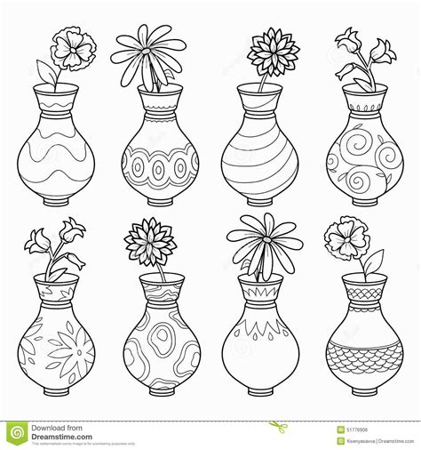 Desenho De Vaso De Flores Desenho De Vaso De Flores Para Colorir My