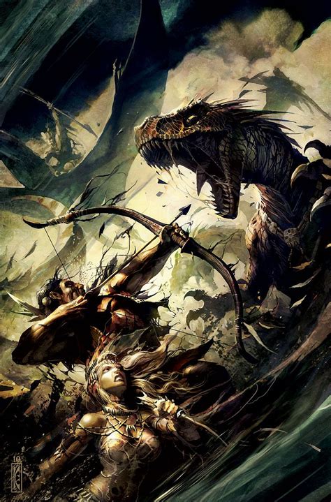 Turok Art By Raymond Swanland Comicon Ting Suite Celebrity Product