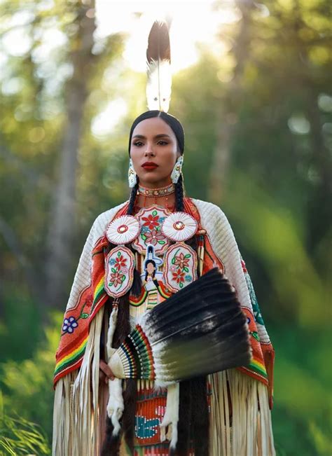 nikita is nêhiyaw plains cree from moosomin first nation in ceremonial dress pics native