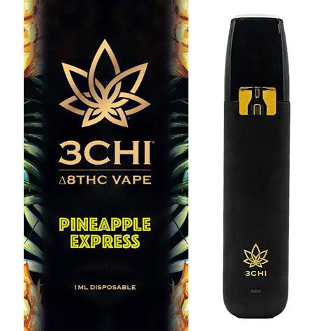 3chi Delta 8 Thc Disposable Vape Cartridge Pineapple Express 1ml