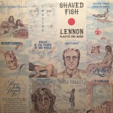John Lennon Plastic Ono B Shaved Fish Capitol Apple Sw 3421 Lp 2500