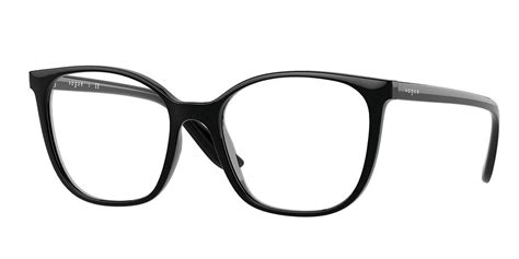 Vogue Eyewear Vo5356f Asian Fit W44 Glasses Black Visiondirect Australia