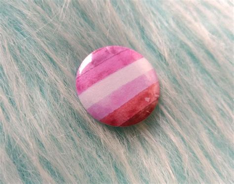 Lesbian Pride Badge Lgbt Pins Queer Gift Etsy