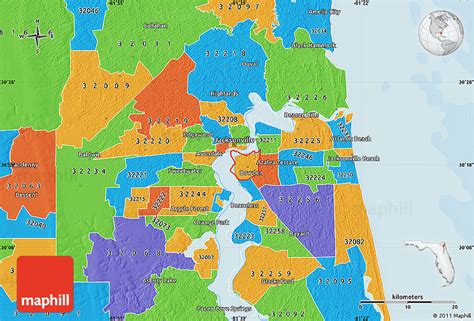 Printable Map Of Jacksonville Fl