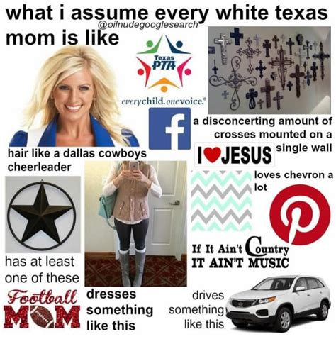 White Texas Mom Starter Pack R Starterpacks