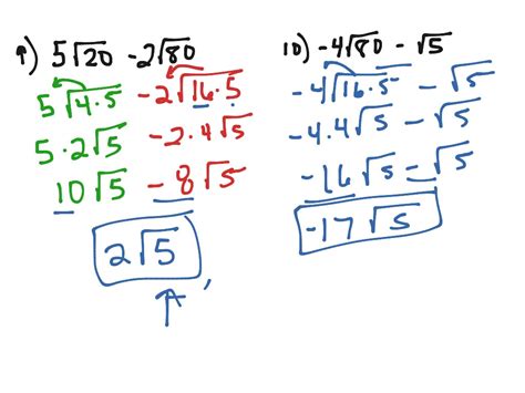 Checking Adding Radical Problems Math Algebra Showme