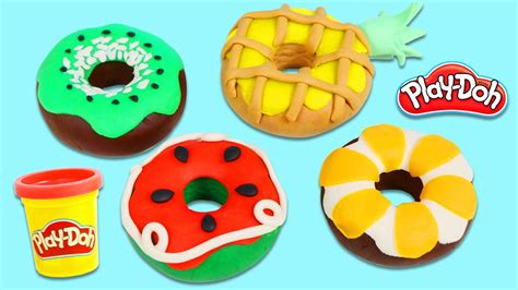 How To Make Play Doh Fruit Donuts Fun And Easy Diy Play Dough Arts And