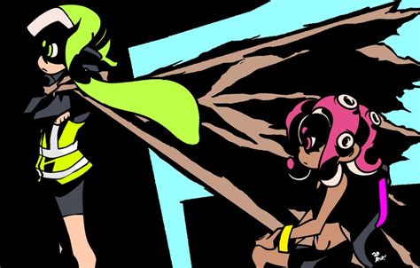 Inkling Inkling Girl Octoling Agent 8 And Agent 3 Splatoon And 3 More Drawn By 3d Rod