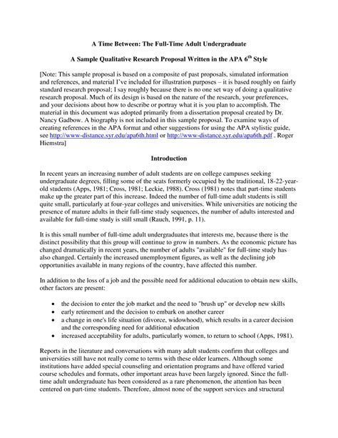 How To Write Thesis Proposal For Undergraduate Thesis Statement