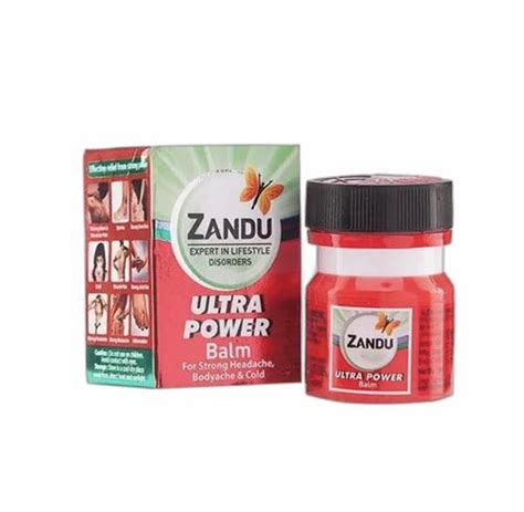 Zandu Ultra Power Balm For Clinical Packaging Size Ml At Rs Box