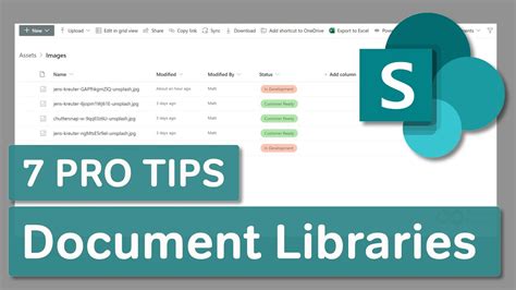 Microsoft Sharepoint Document Libraries 7 Pro Tips Youtube