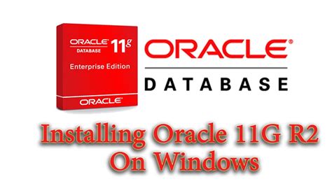 Download the packages from the oracle technology network (otn). تنصيب أوراكل 11G على ويندوز How to install oracle 11g database on Windows - YouTube