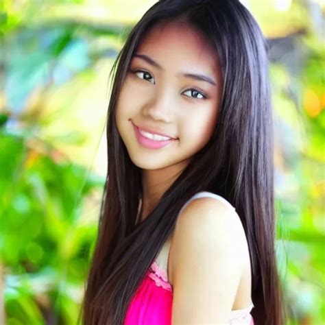 Breathtakingly Beautiful Filipina Teen Stable Diffusion