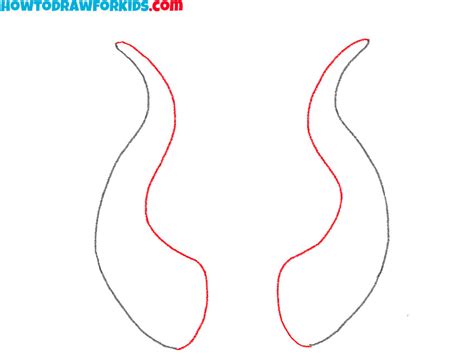 How To Draw Horns Easy Drawing Tutorial For Kids