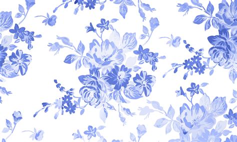 Blue Flower Background Png Flower