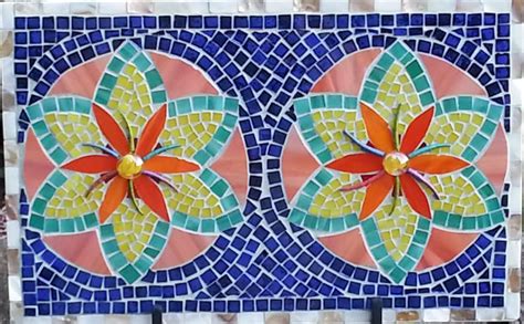 Flower Pattern Mosaic Tile Christene Abney
