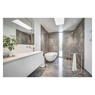 Marmor Travertin Sandsten Modern Bathroom Copenhagen By