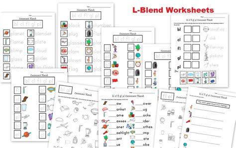 Try all worksheets in one app. Grade 1 Bl Blends Worksheets / Consonant Blend Activity ...
