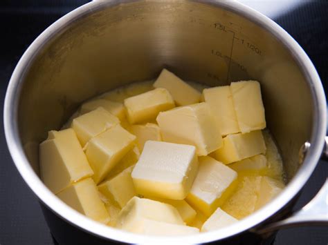 To make butter, the fattier part of milk called cream is taken from the milk, and then churned. The Best Way to Make Clarified Butter | Serious Eats