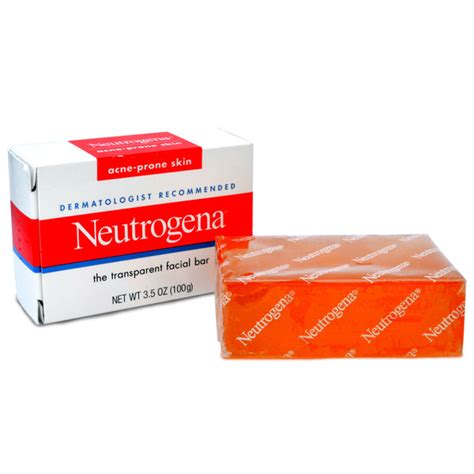 Neutrogena 100g Acne Prone Skin Transparent Facial Bar Skincare Australia