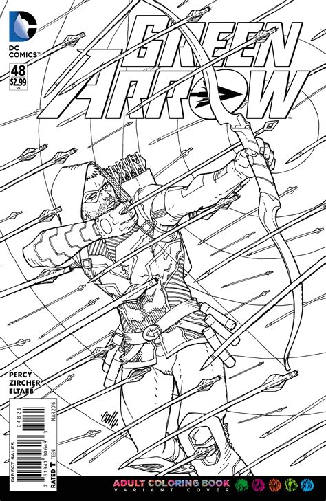 Test Your Coloring With Dc Comics Adult Coloring Book Variant Covers