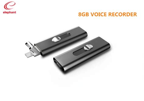 2017 Newest 8gb Disk Recording Pen Micro Voice Recorder Metal Material