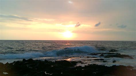Watching The Sunset On The Big Island Kailua Kona Hawaii