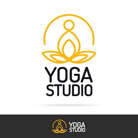 Vector Yoga Studio Logo Set 7656195 Vector Art At Vecteezy