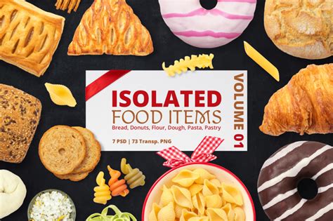 Isolated Food Items Vol1 By Pixaroma Thehungryjpeg