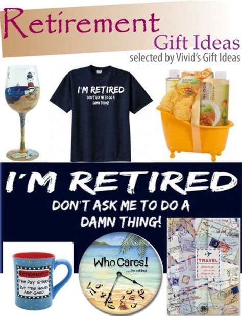 Coming up with unique ideas for retirement gifts can be a tough task, but the professionals at gifts.com have created a treasure trove of presents sure to please. 8 Retirement Gift Ideas Selected By Vivid | Retirement ...
