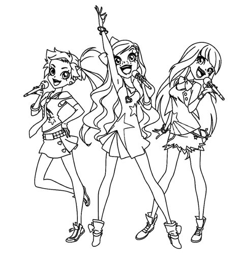 Want to discover art related to lolirock? Lolirock Coloring Pages - Thekidsworksheet