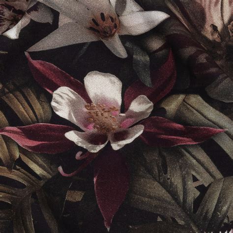 Loreto Shadow Lilies Organic Viscose Batiste Prints Rayon Fashion