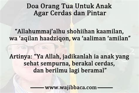 Demikian yang dapat kami sampaikan pada hari ini tentang doa amalan agar anak sholeh, penurut, tidak nakal & pintar mustajab. Inilah Doa Terbaik untuk Anak yang Wajib Dipanjatkan Bagi ...