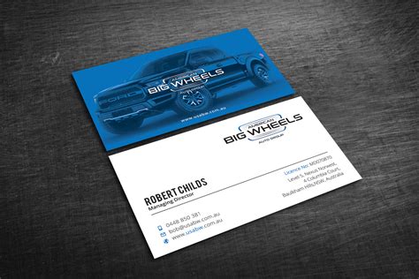 Bold Masculine Car Dealer Business Card Design For Cloud9 Finance By
