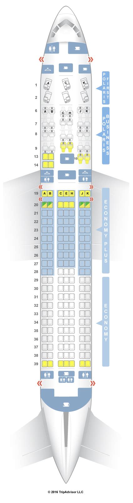 Boeing 767 300er Seat Map
