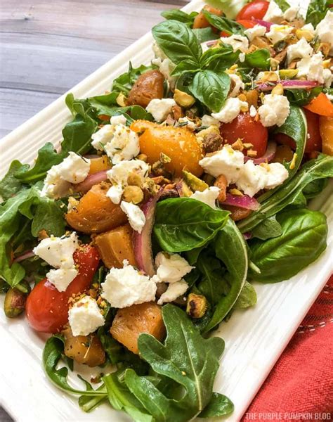 Roasted Golden Beet Salad With Goat Cheese