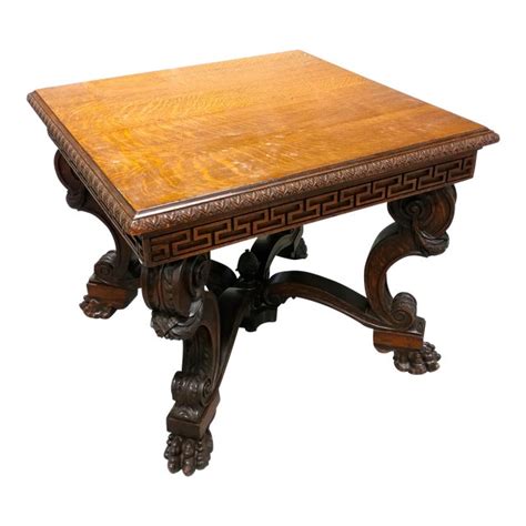 All of the new food lion weekly specials can be found in the food lion sales ad for this week. Antique Lion Foot Oak Center Table | Chairish